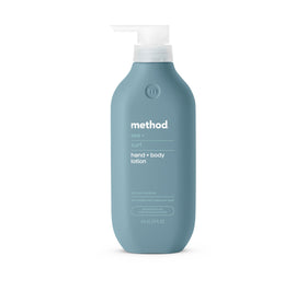 Method Sea + Surf front bottle view showing size and fresh scent benefit