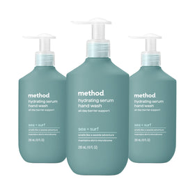 Method Sea + Surf front packaging showing clean design and moisturizing promise