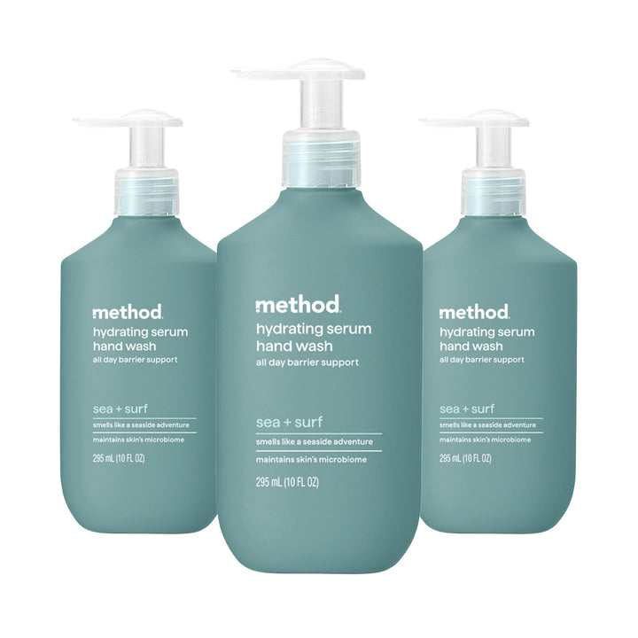 Method Sea + Surf front packaging showing clean design and moisturizing promise