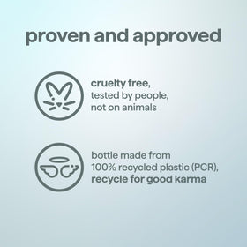 method applied near shirt fabric demonstrating minimal staining and clean clothes