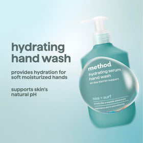 Method Sea + Surf pump close-up for easy dispensing and controlled use