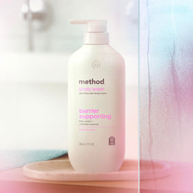 Method bottle beside moisturizer illustrating routine pairing for hydration