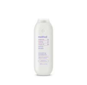 Method Serene Escape front packaging showing 13.5 oz bottle and calming label benefits