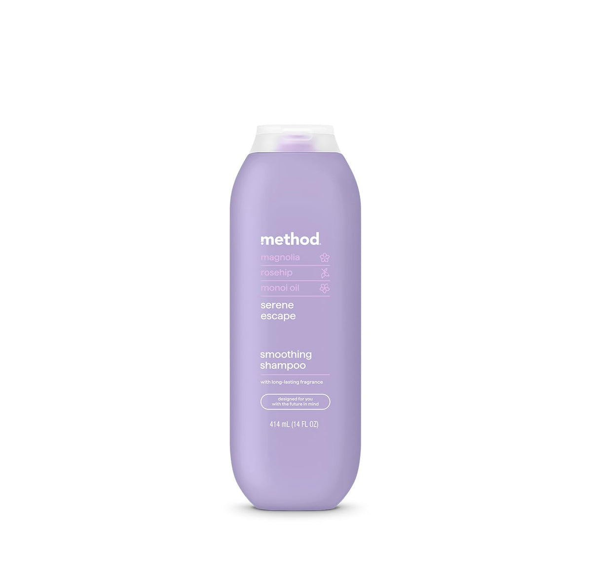 Method front packaging showing bottle and Serene Escape scent benefit