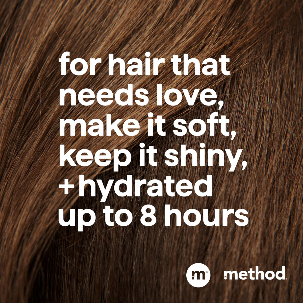 Method back label close-up listing ingredients and gentle formula benefit