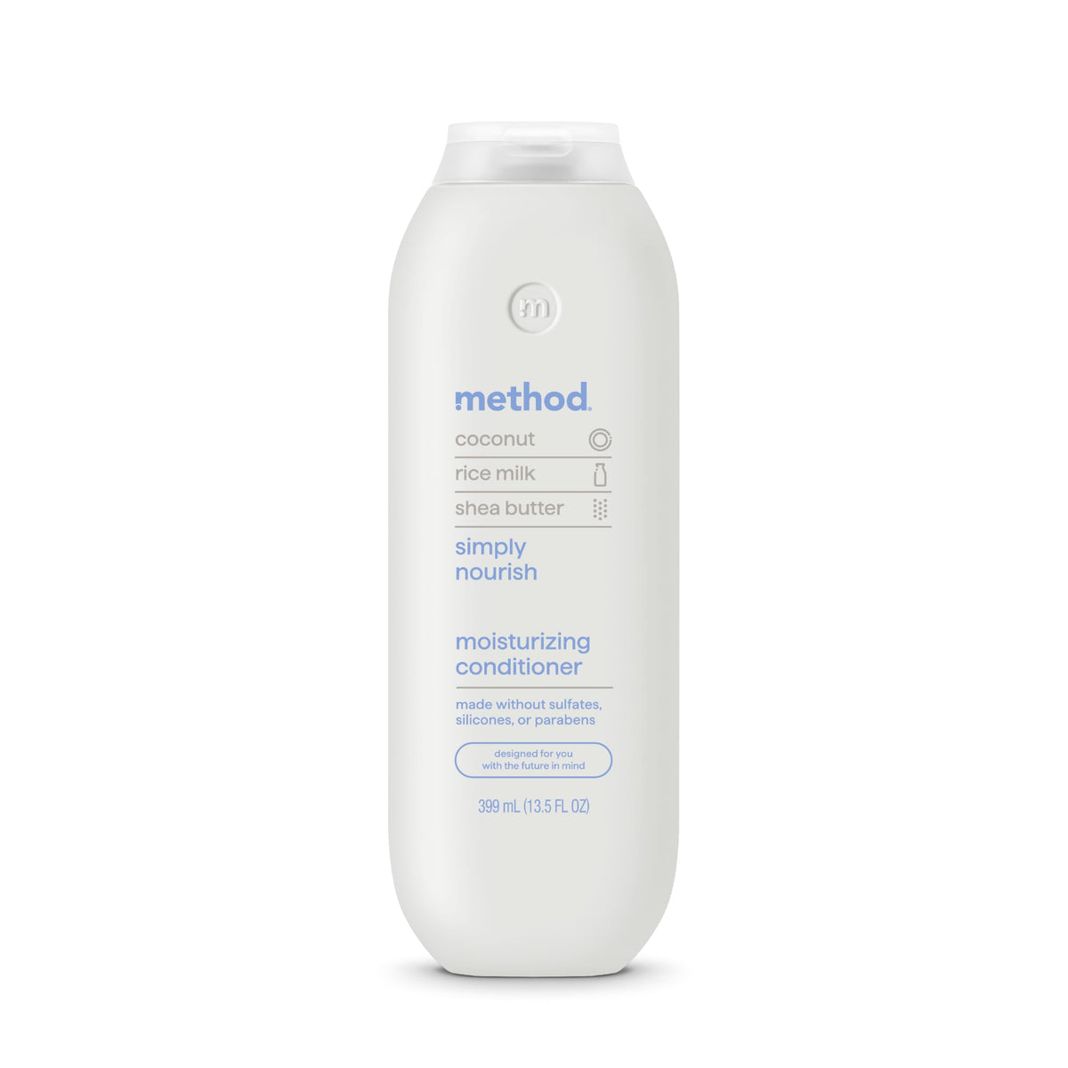 Method front packaging showing 13.5 oz bottle and product name, clear benefit hydration