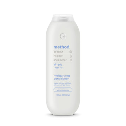 Method front packaging showing 13.5 oz bottle and product name, clear benefit hydration
