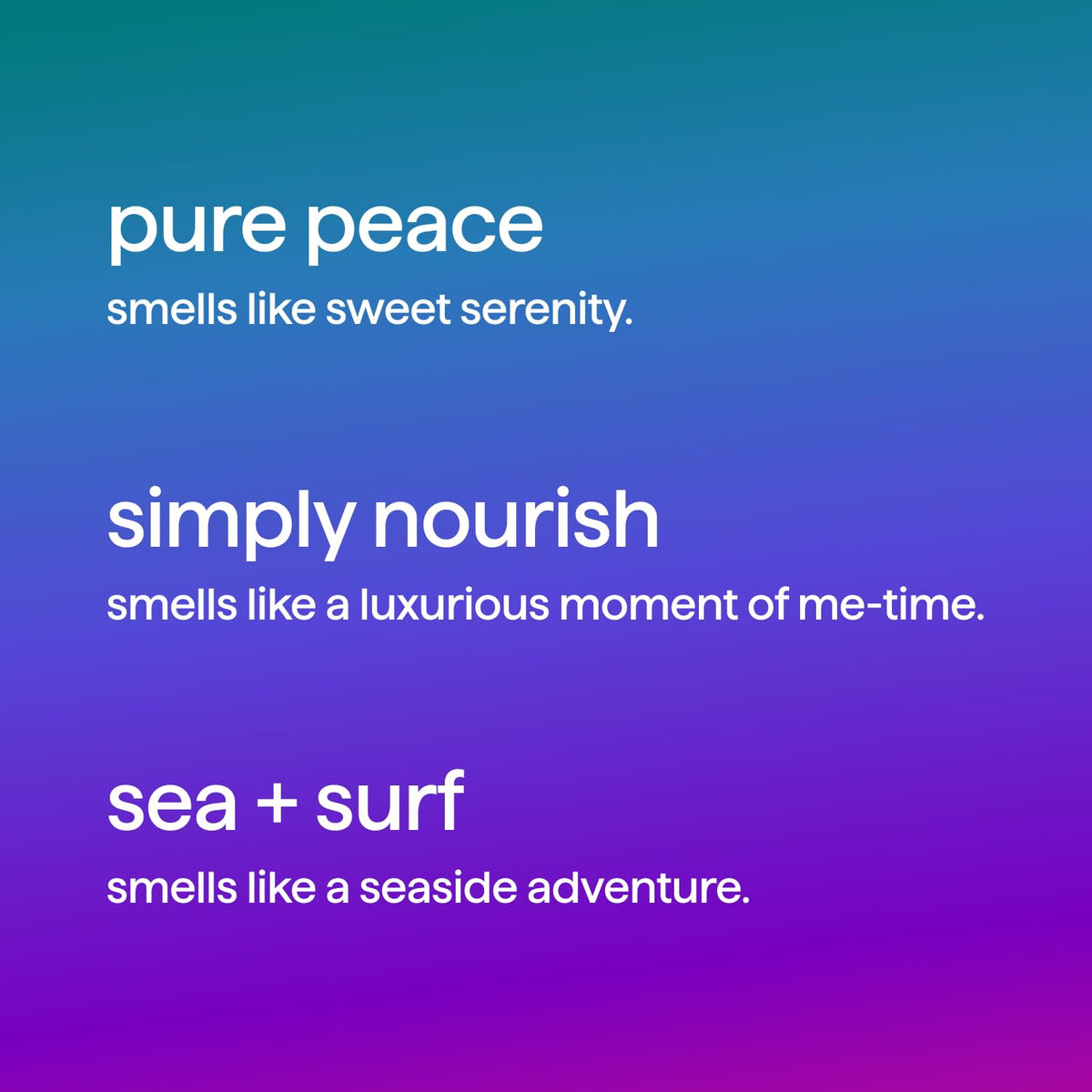 Method Simply Nourish bottle front displaying creamy scent and TSA-friendly benefit