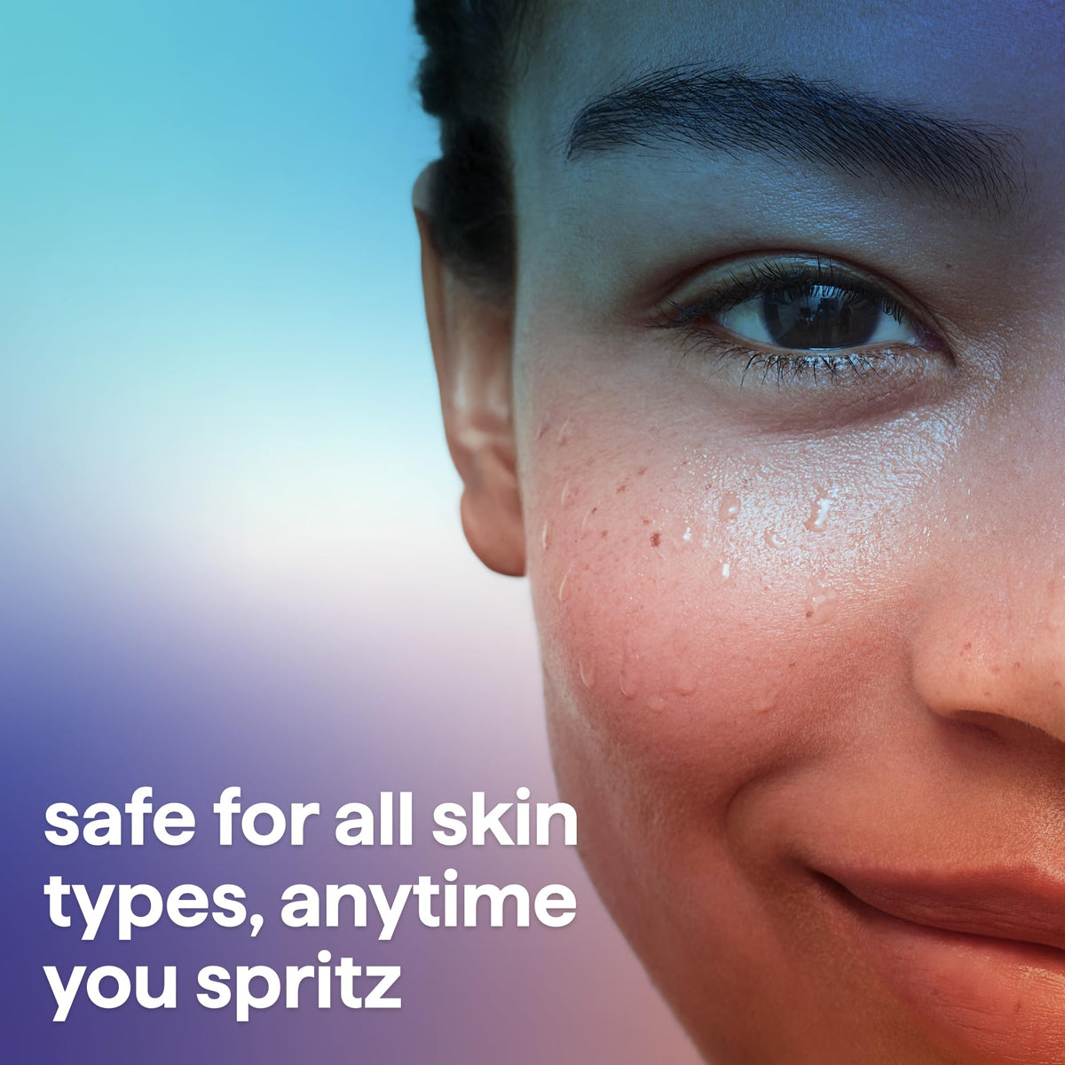 Method Skin Spritz being sprayed into hand for instant refreshing skin comfort