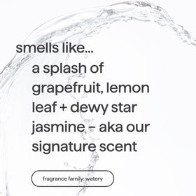 Method close-up of gel texture highlighting moisturizing lather benefit