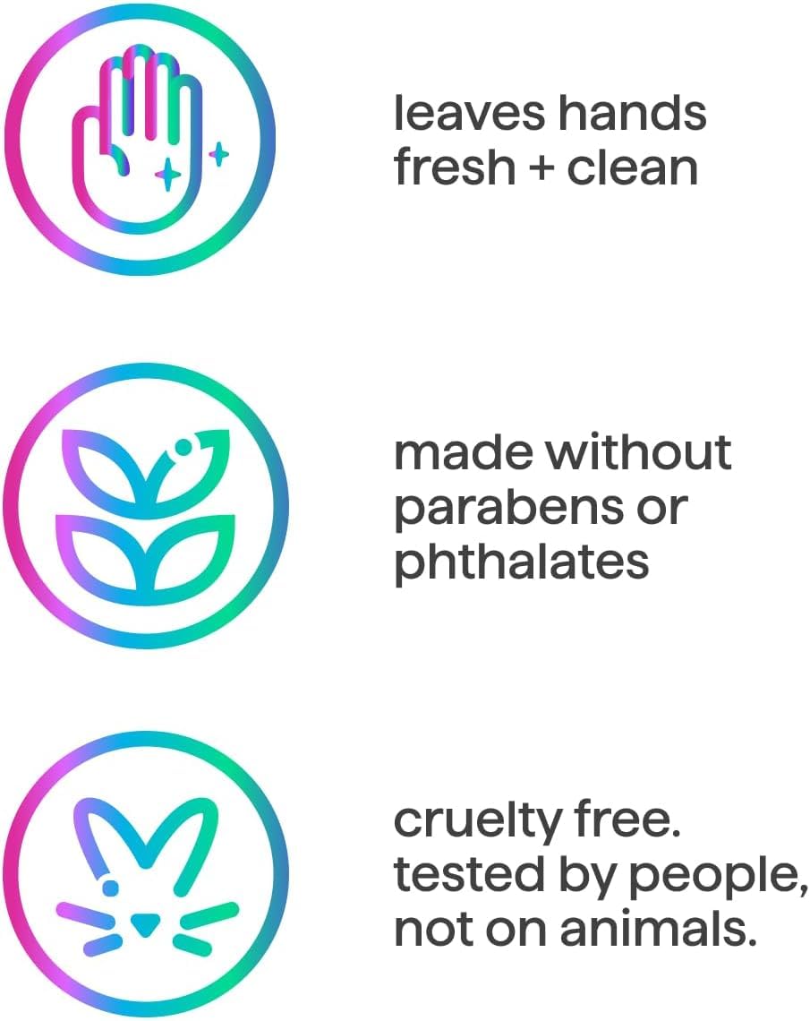 Method bottle on a kitchen sink showing fresh scent and sustainable benefit