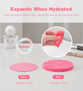 METUUTER sponge removing mask from face, demonstrating effective gentle removal