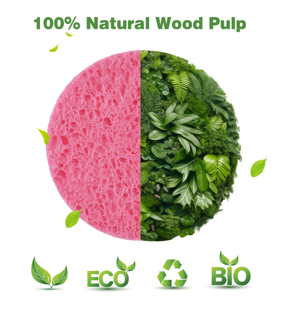 METUUTER sponge texture under light highlighting natural cellulose absorbency