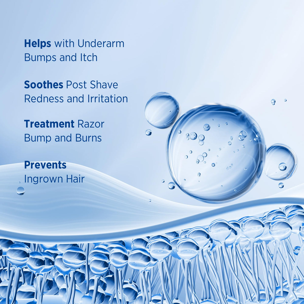 Metyou texture drop on skin demonstrates fast absorption benefit