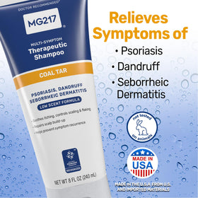 MG217 conditioned hair showing improved softness and reduced dryness
