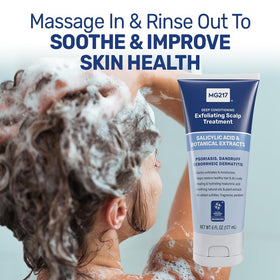MG217 label showing National Psoriasis Foundation recognition benefit