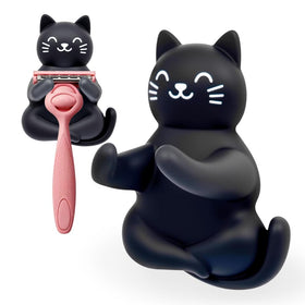 Mhfpl black cat hook front view showing compact design and tidy storage benefit