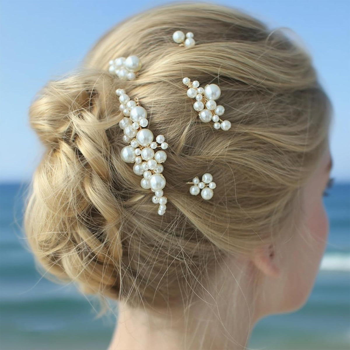 MHKLCD styled on a wedding dress mannequin showing cohesive bridal aesthetic