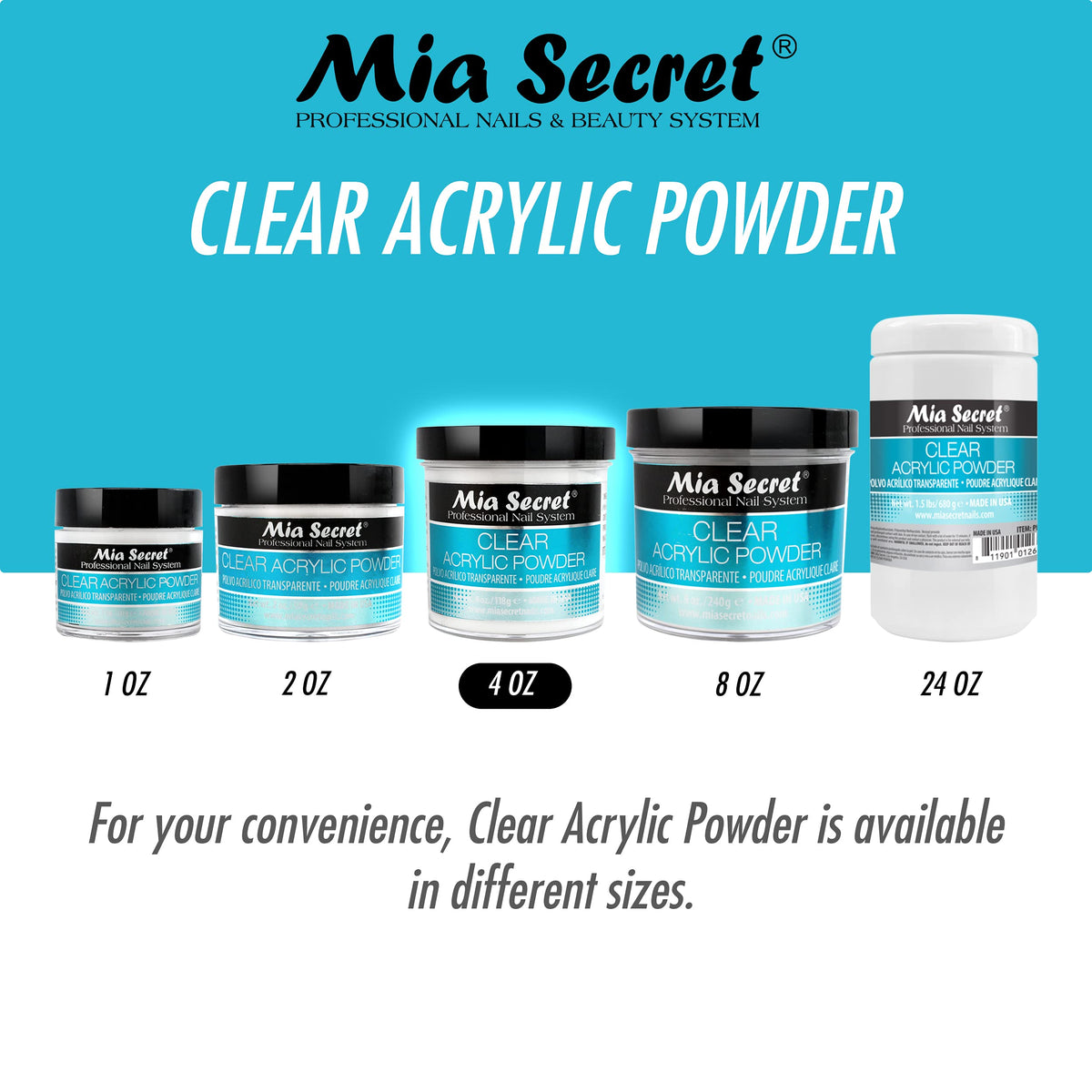 Mia Secret powder applied by technician in salon demonstrating professional use