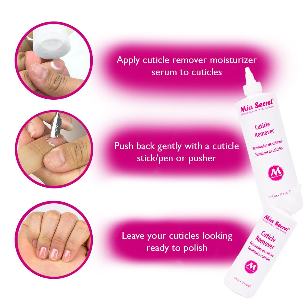 Mia Secret applied to fingertip illustrating easy, precise use