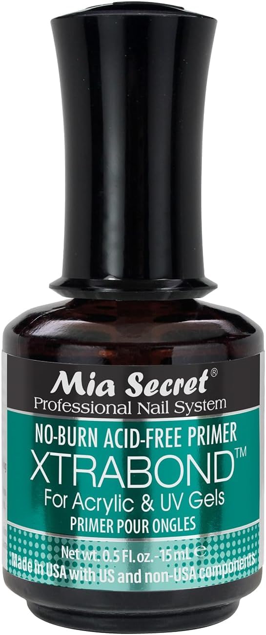 Mia Secret front view of 0.5 fl oz bottle showing product identity and professional look