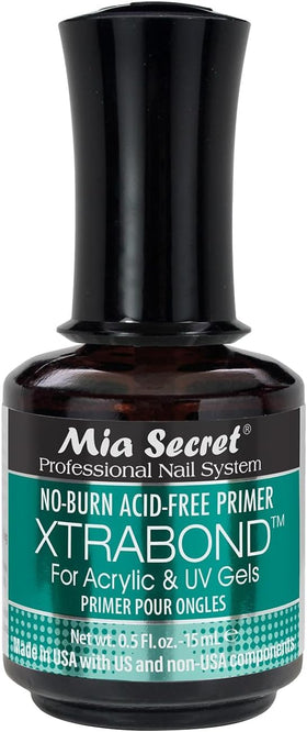 Mia Secret front view of 0.5 fl oz bottle showing product identity and professional look