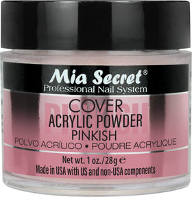 Mia Secret jar front view showing label and 1 oz size for clear identification and trust
