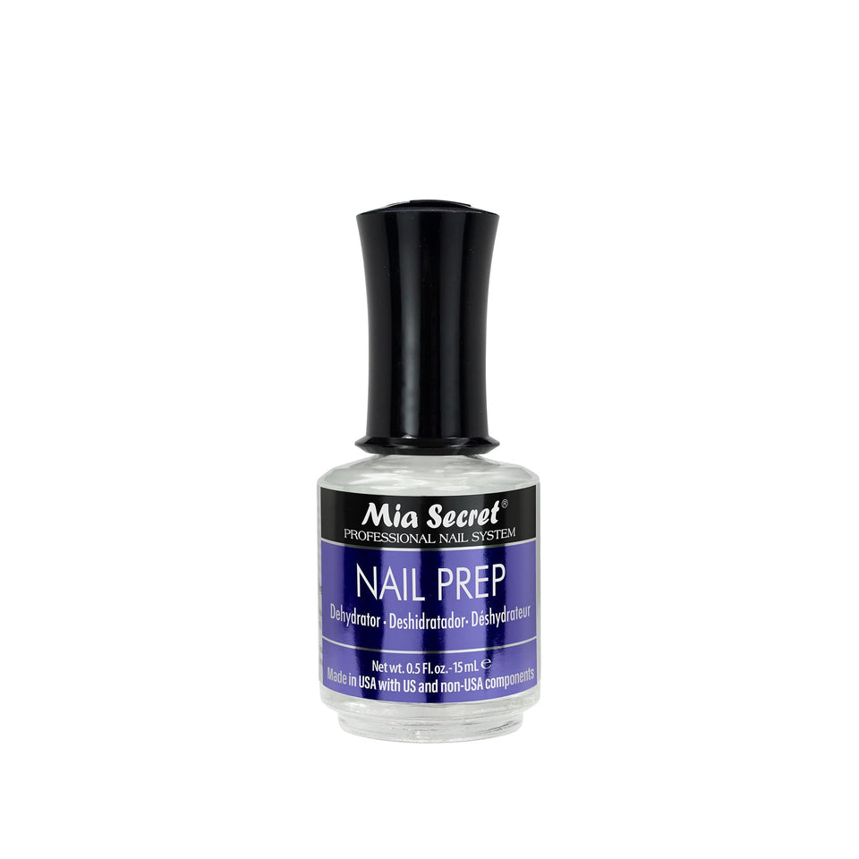 Mia Secret front packaging showing 15ml bottle and brand for salon-ready prep