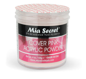 Mia Secret finished nails in soft pink showing natural-looking results