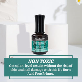 Mia Secret in-salon station use during nail service promoting faster prep and consistent results