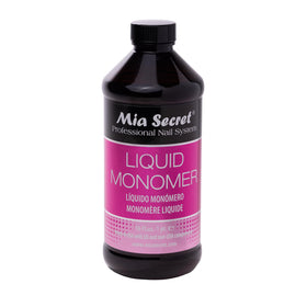 Mia Secret bottle front view showing professional 16 oz size and clear formula benefit