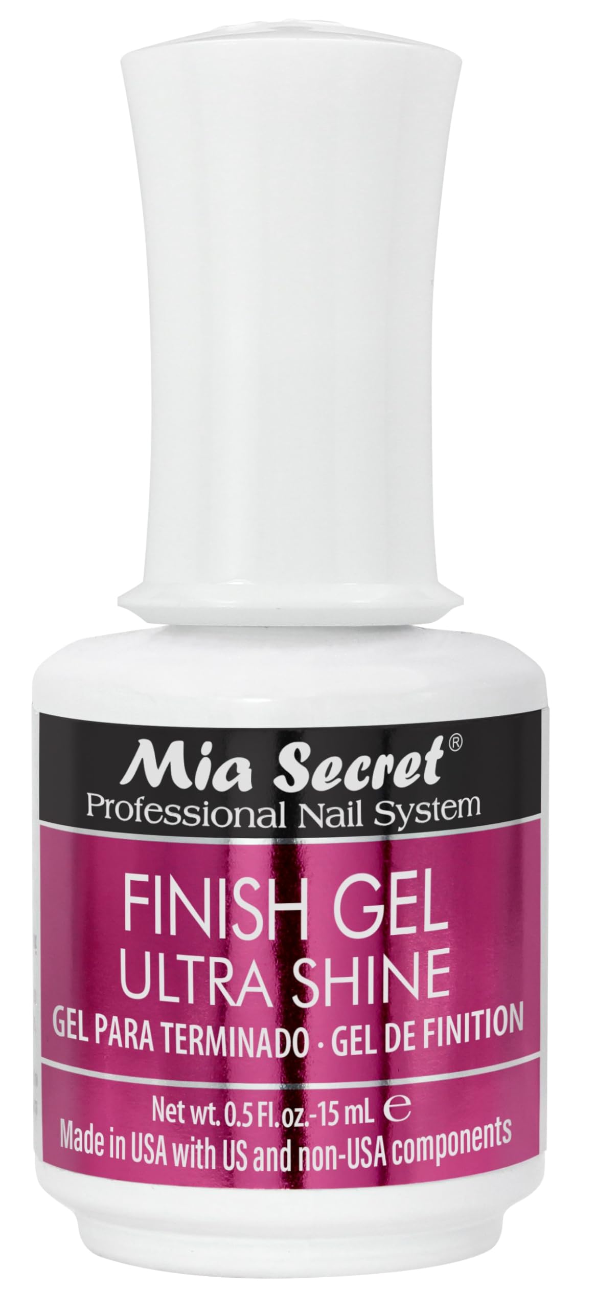 Mia Secret front bottle showing label and 15 ml size for quick identification