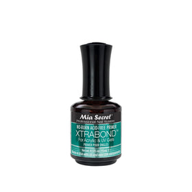 Mia Secret front bottle displaying product label and size benefit of reliable adhesion