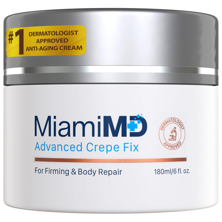 MiamiMD jar front packaging showing product name and benefit