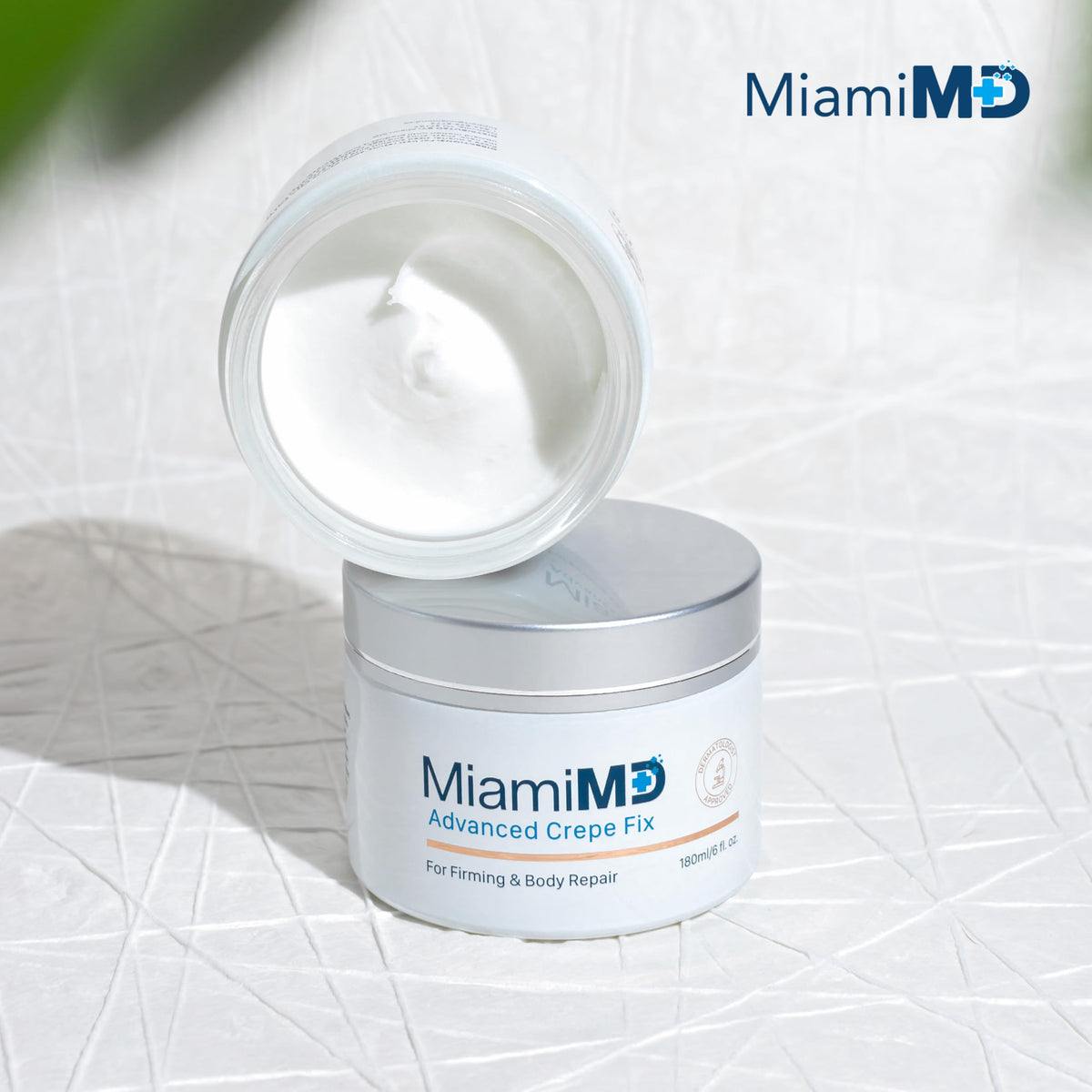 MiamiMD on bathroom vanity lifestyle shot conveying daily routine benefit