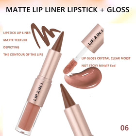 MiaSarah gloss texture swipe showing rich pigment and glossy finish