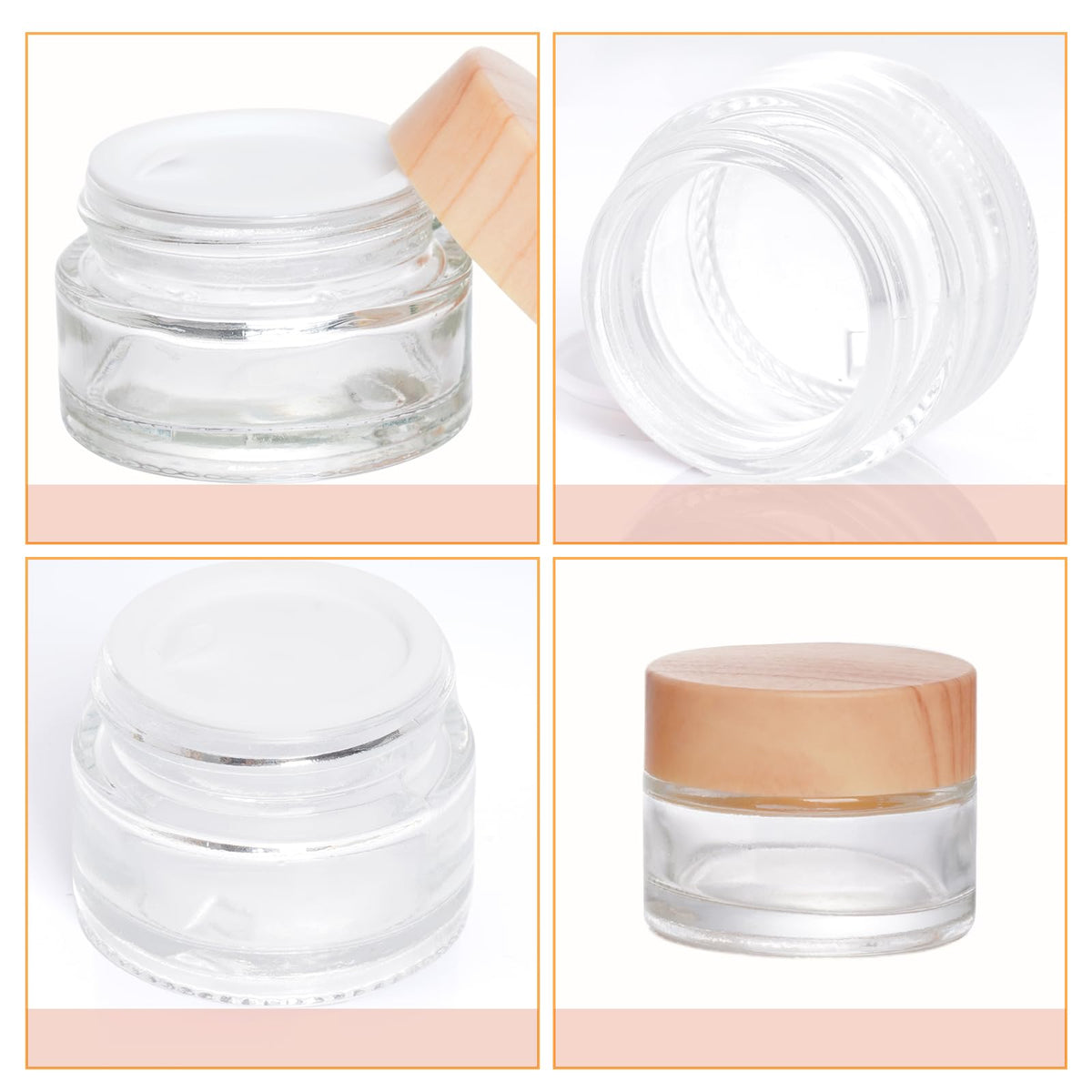 Miayon jars inside toiletry pouch showing organized travel convenience