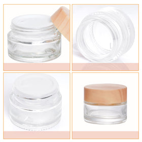 Miayon jars inside toiletry pouch showing organized travel convenience