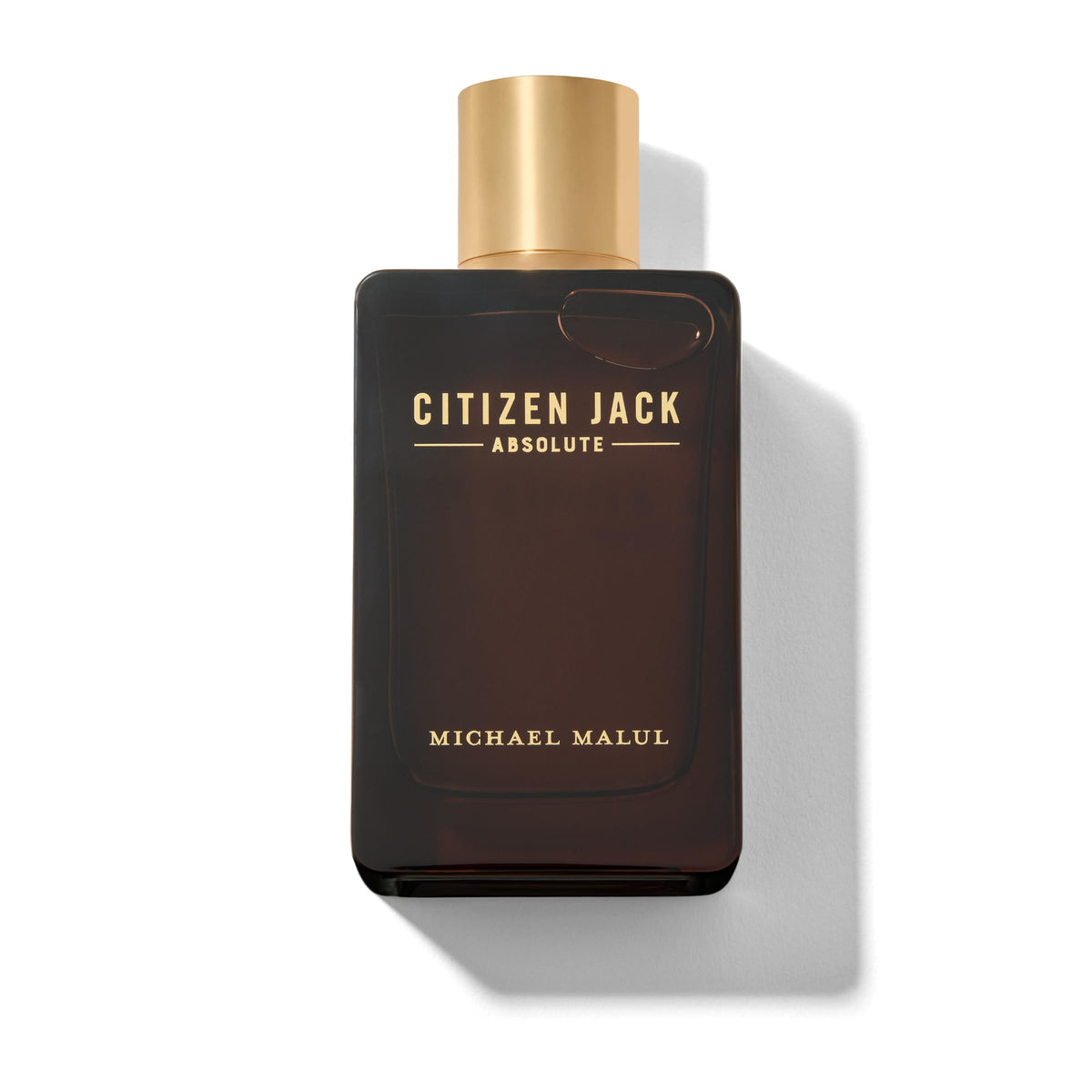 Michael Malul front bottle view showing sleek design and confident presence