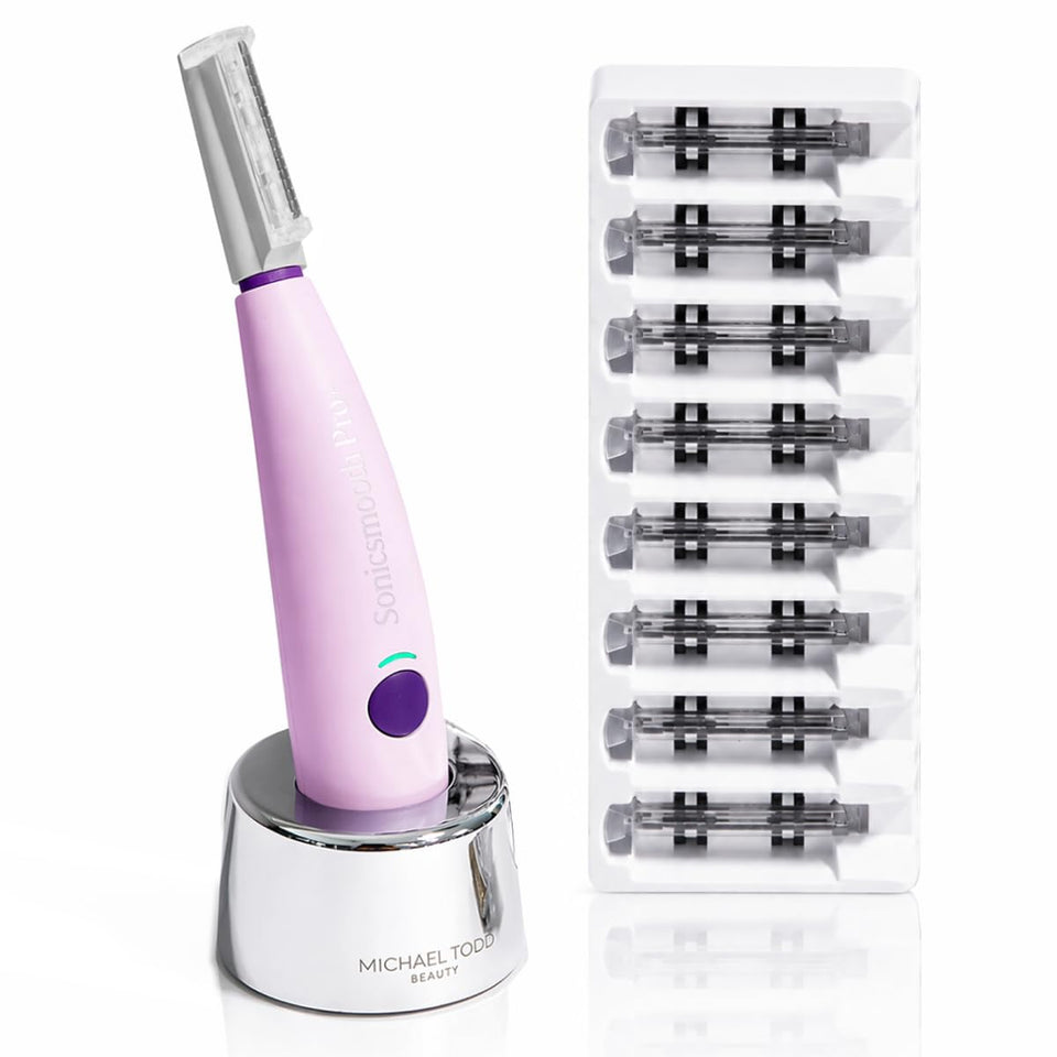 MICHAEL TODD Sonicsmooth front view showing sleek design and easy grip benefit