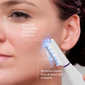 MICHAEL TODD two microsmooth exfoliation tips displayed for added resurfacing benefit