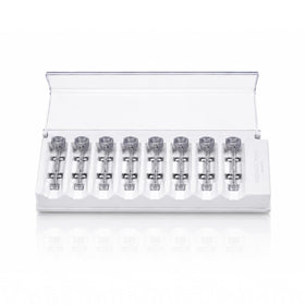 MICHAEL TODD tip next to a ruler showing compact size for easy storage and quick replacement