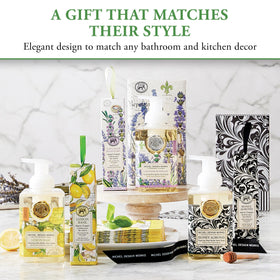 Michel Design Works lifestyle shot on kitchen counter implying fresh citrus aroma in home setting