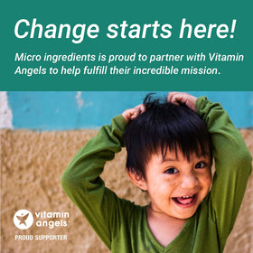 Micro Ingredients label with third-party lab seal demonstrating quality assurance benefit