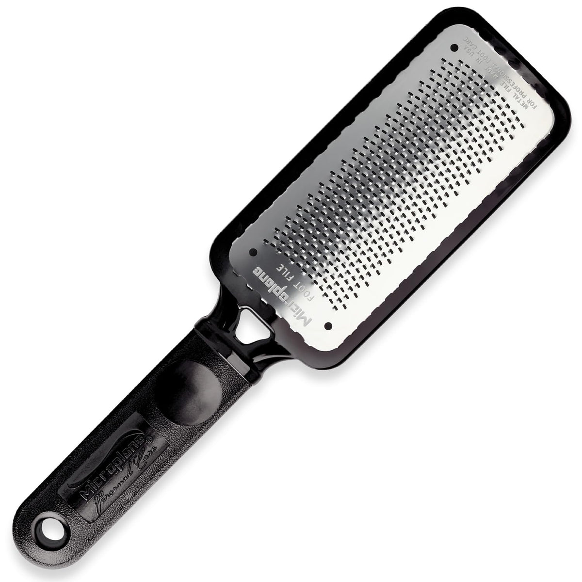 Microplane Colossal front view showing large filing surface for fast smoothing