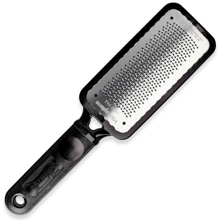 Microplane Colossal front view showing large filing surface for fast smoothing