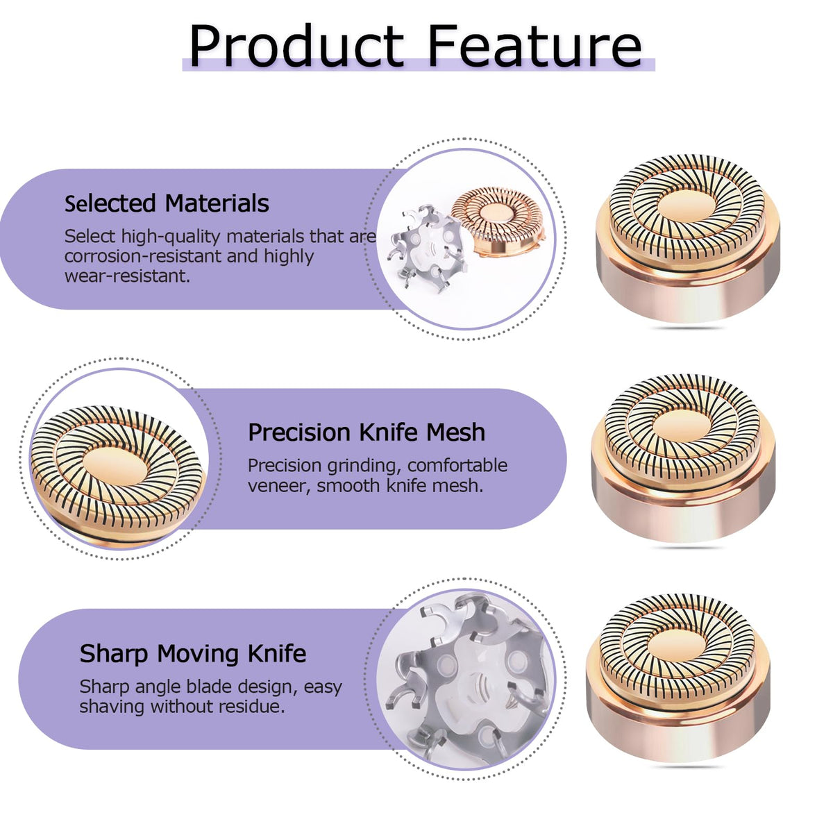 Midnt dual-head detail demonstrating 360-degree coverage for smoother removal