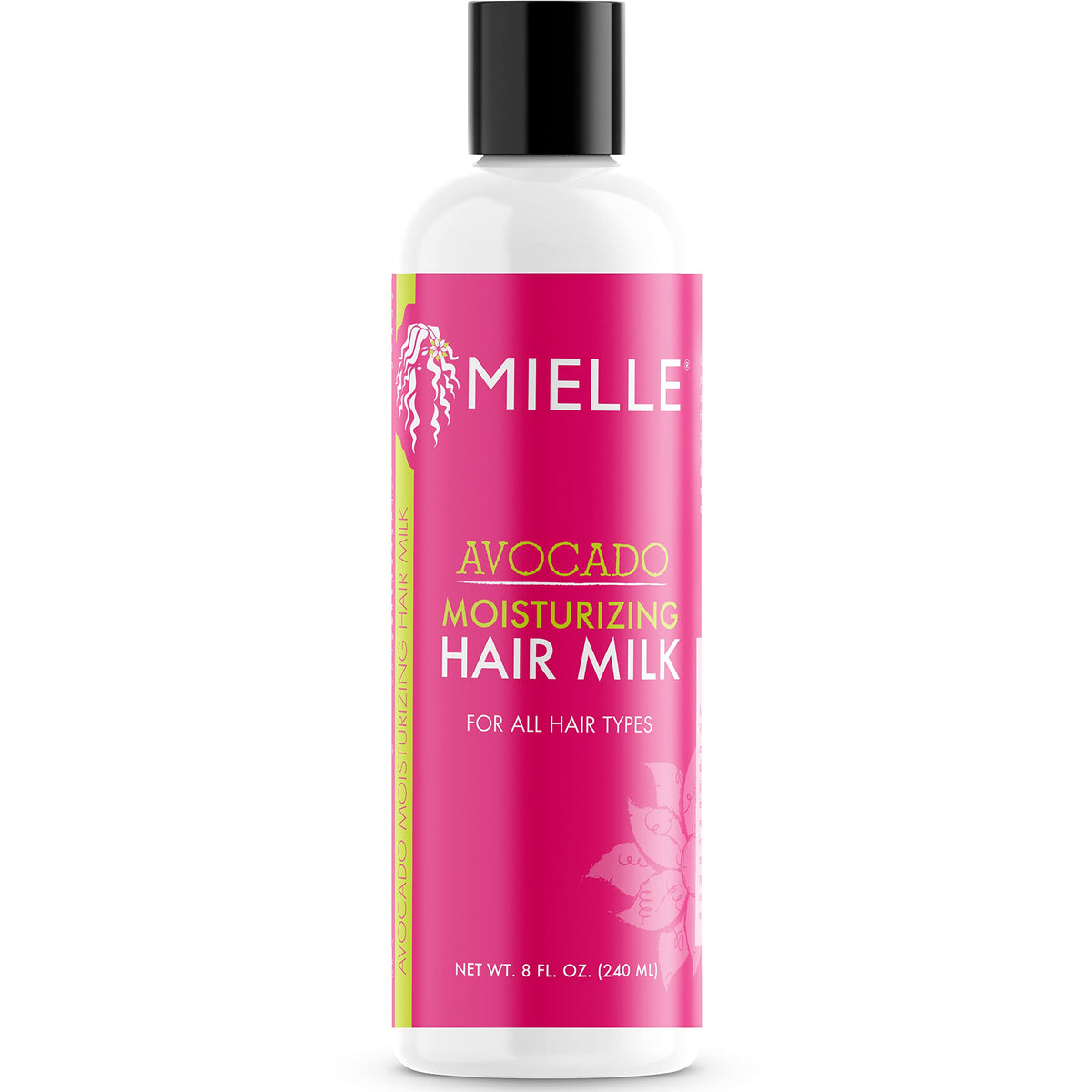 Mielle Organics front bottle showing label and 8 oz size for clear identification and benefit