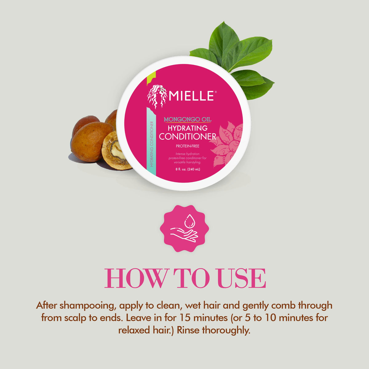 Mielle Organics close-up texture highlighting rich hydrating formula