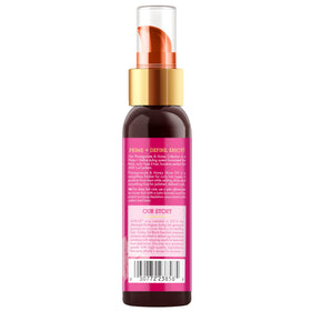 Mielle Organics bottle placed on bathroom shelf to show everyday styling use
